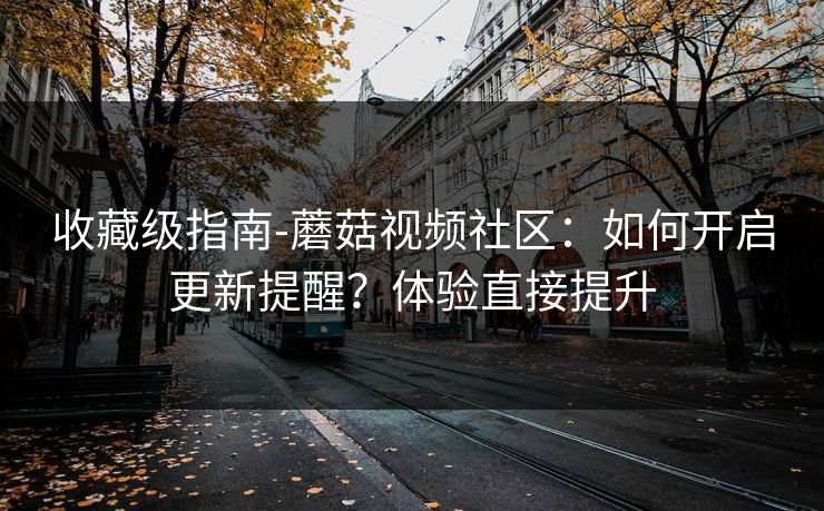 收藏级指南-蘑菇视频社区：如何开启更新提醒？体验直接提升